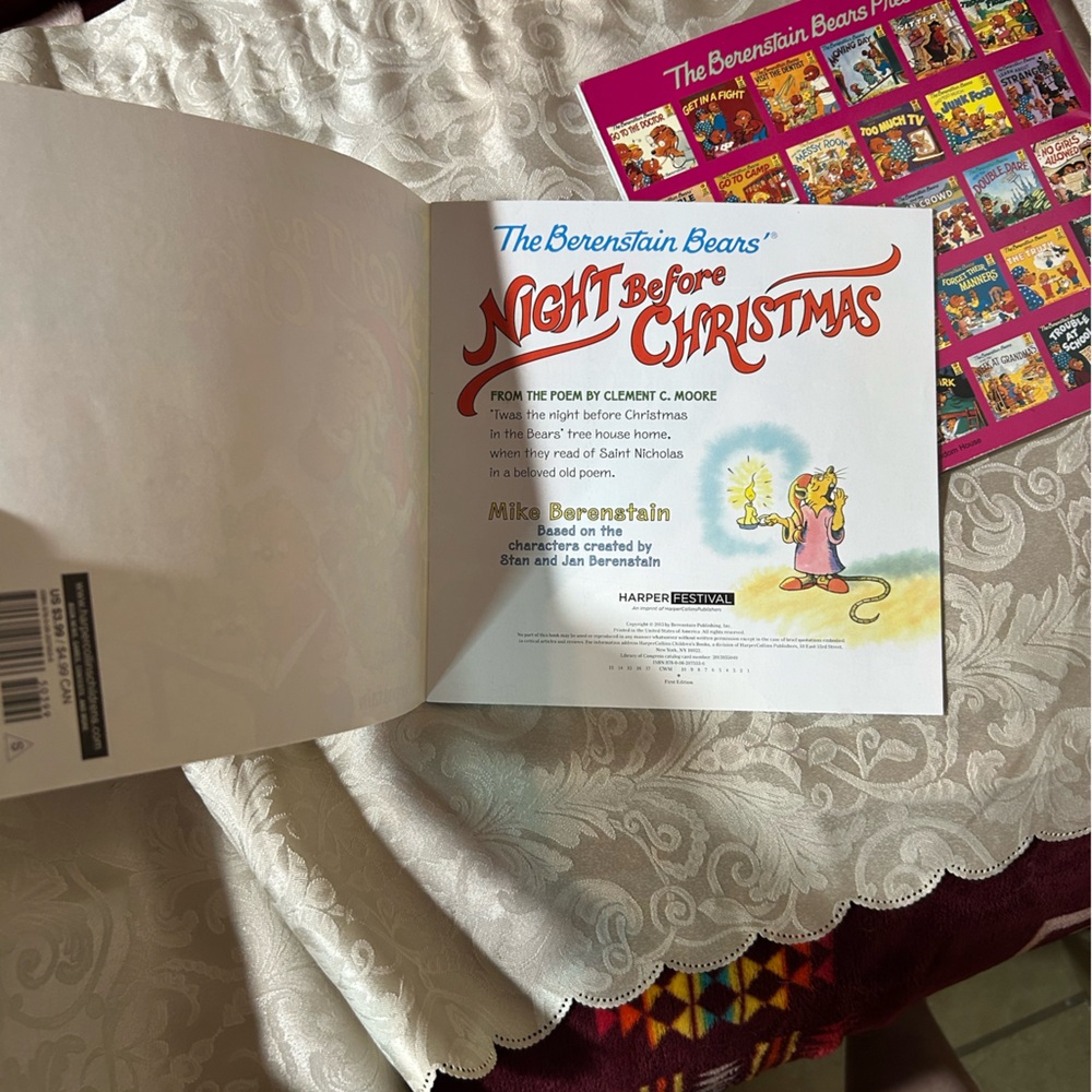 SALE! Berenstain Bears Children’s Christmas Books plus Blackboard Bear Book - Picture 3 of 10